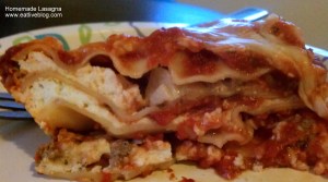 Easy homemade lasagna