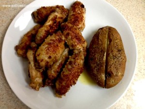Super bowl chicken wings cooked on the stove