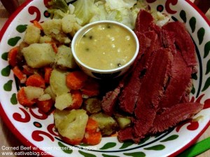 Corned beef w