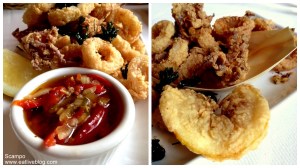 fried calamari w/ peppadew pot at Scampo Boston