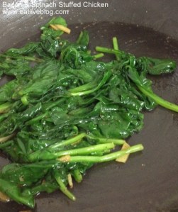 Stuffed Chicken Spinach